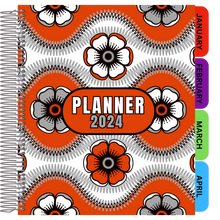 Load image into Gallery viewer, 2024 Floral Contempo Planner
