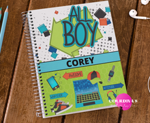 Load image into Gallery viewer, School Style Spiral Notebooks