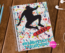 Load image into Gallery viewer, School Style Spiral Notebooks