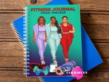 Load image into Gallery viewer, Fitness Journal and Food Tracker