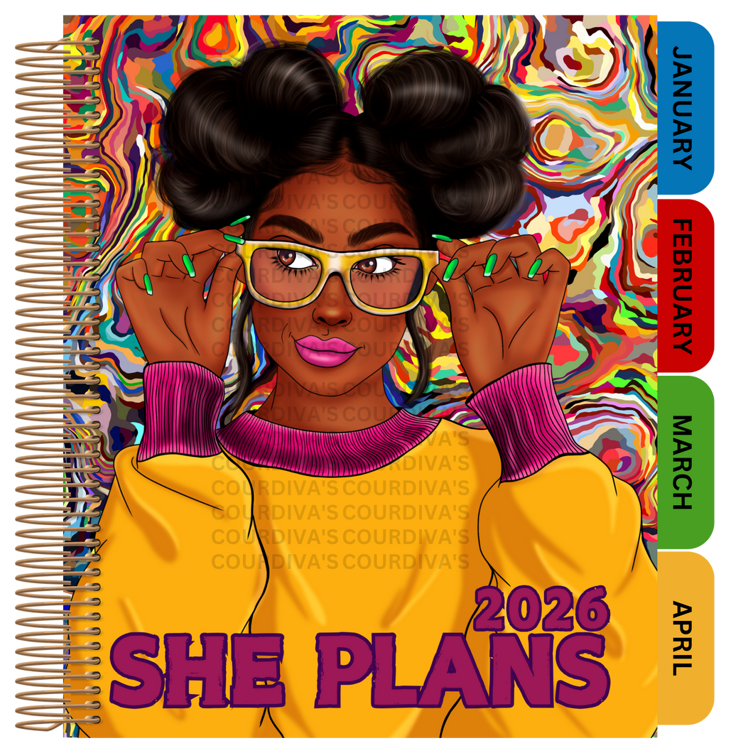 2026 - Featured- She Plans Planner -Yellow
