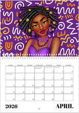 Load image into Gallery viewer, 2026 CourDiva's Wall Calendar
