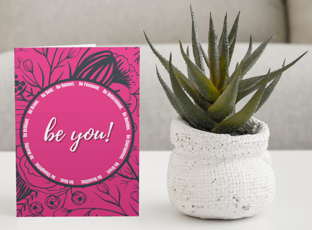 Greeting Card-Be YOU 007