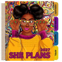 Load image into Gallery viewer, She Plans Planner -Yellow
