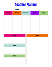 Load image into Gallery viewer, *NEW* Teacher Planners 2024-2025
