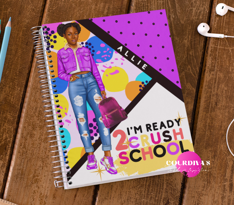 School Style Spiral Notebooks